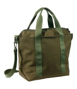 L.L.Bean Hunter's Tote Bag, Zip-Top With Shoulder Strap