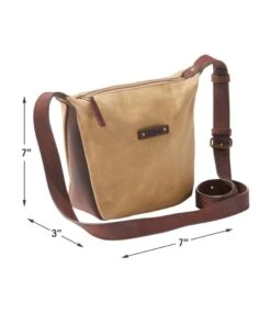 L.L.Bean Waxed Canvas Crossbody, Small -L.L.Bean 516283 0 47