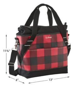 L.L.Bean Insulated Tote, Medium, Plaid -L.L.Bean 518013 0 46
