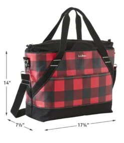 L.L.Bean Insulated Tote, Large, Plaid -L.L.Bean 518027 0 46
