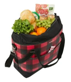 L.L.Bean Insulated Tote, Large, Plaid -L.L.Bean 518027 0 47