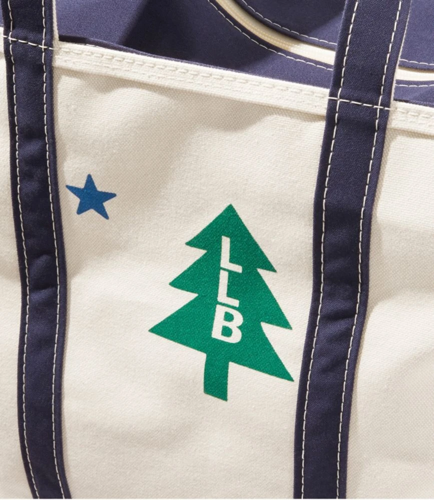 L.L.Bean Boat And Tote, Zip-Top, Vacationland, Large 4 L.L.Bean Boat And Tote, Zip-Top, Vacationland, Large - Image 2
