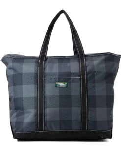 L.L.Bean Everyday Lightweight Tote Plaid Large